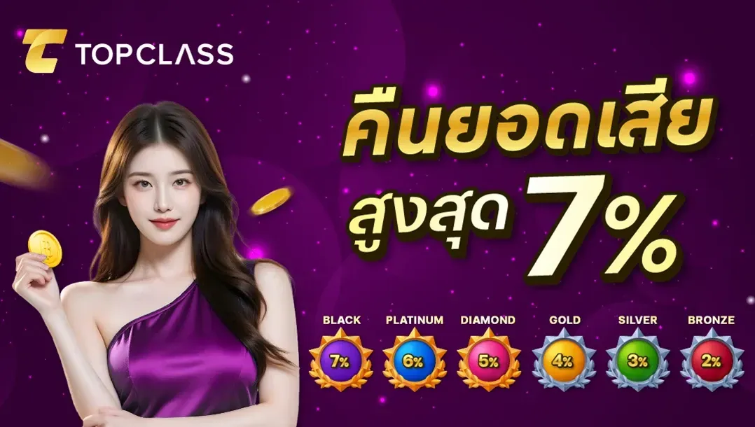 topclass 168 คืนยอดเสีย